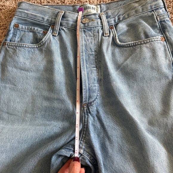 Agolde Dame High Rise Wide Leg Jeans in Conflict. Size 26. - Picture 6 of 13